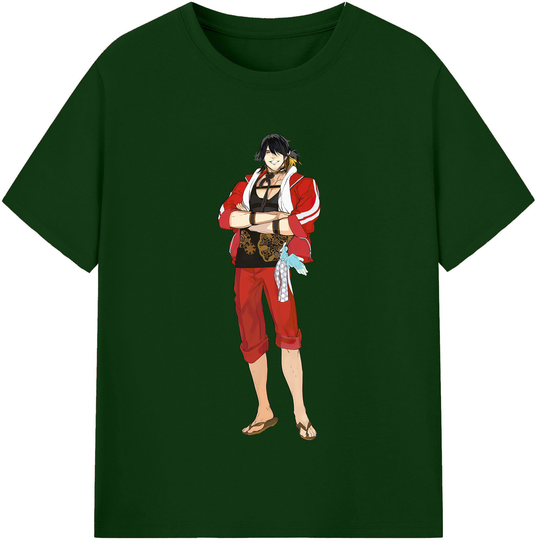 （画像用） 刀剣乱舞 Touken Ranbu 綿100％半袖Tシャツ（フロントプリント）